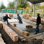 Kigbeare Kiln Project - Rebecca, Pete, Bjorn and Svend